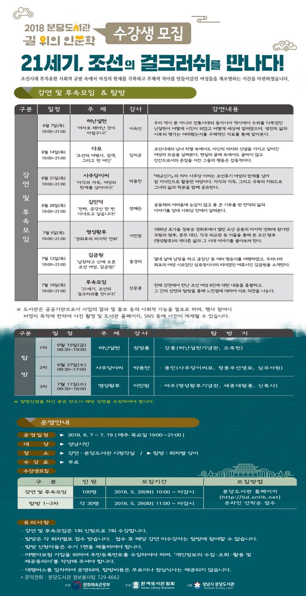 yewtree1000's tweet image. #성남시 #중앙도서관

성남시 중앙도서관에서 분당도서관의 행사를 알려드립니다.