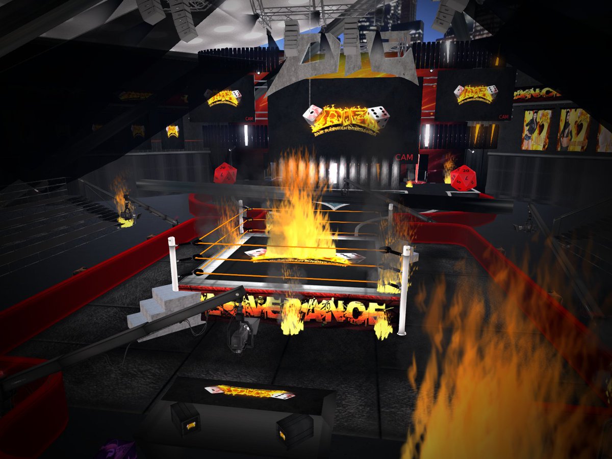Until further notice, DIE will be closed to the fans due to a collapsing building. There will be a full investigation to cause of the collapse and fire tonight at DIE. One Armed Bandit is still scheduled to take place June 4th.