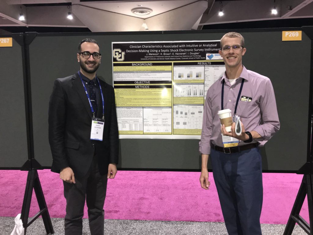 IvorDouglasMD's tweet photo. Congratulations fantastic fellows, colleagues 4 great science & collegiality #ATS2018 @CU_PSCCM @DenverHealthMed PCCM @atscommunity @Eickelberg_MD @JasonMansoori #AnujMehta #WenFengFang #ShannonCarson #ForrestJesperson @KressJp @Terri_Hough @DenPulm @KeepItFresh9 @TristanHuie https://t.co/nYBXkOkgJc