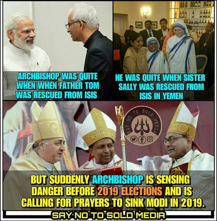 rohitinimaje's tweet photo. #ChurchTargetsModi #ModivsChurch
#ModiFor2019 

For Christians and Muslims religion Congress first then nation. https://t.co/3UbCkLoAxZ