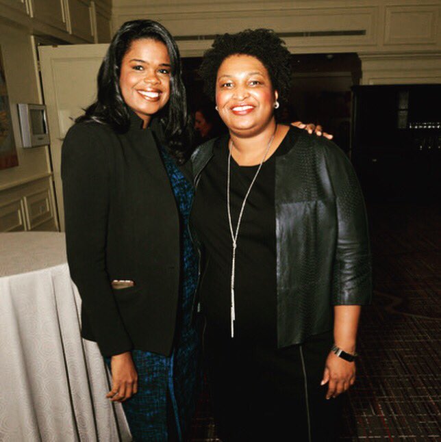 KimFoxx's tweet photo. Congratulations on your victory in the #GAGov primary @staceyabrams! I’m honored to call you a friend and I look forward to seeing you make history in November. You will be a tremendous leader for the people of Georgia! https://t.co/OtgZ2a8dFP