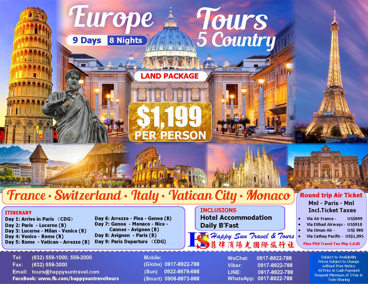 Europe Tour. Switzerland Tour packages. Group Tour Paris. Group Travel Europe. Ticket tower
