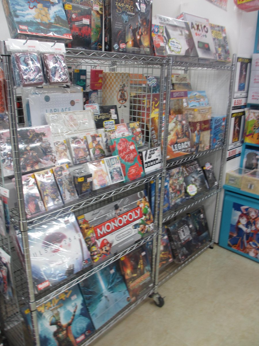 らしんばん新潟店 中古買取販売 毎日11時 19時まで営業中 らしんばん新潟店 コーナー情報 入口外に展開中だったボードゲームですが店内の方にお引越し中です 入口入ってすぐ左手に展開しております ボドゲをお求めの方はぜひこちらをチェックして