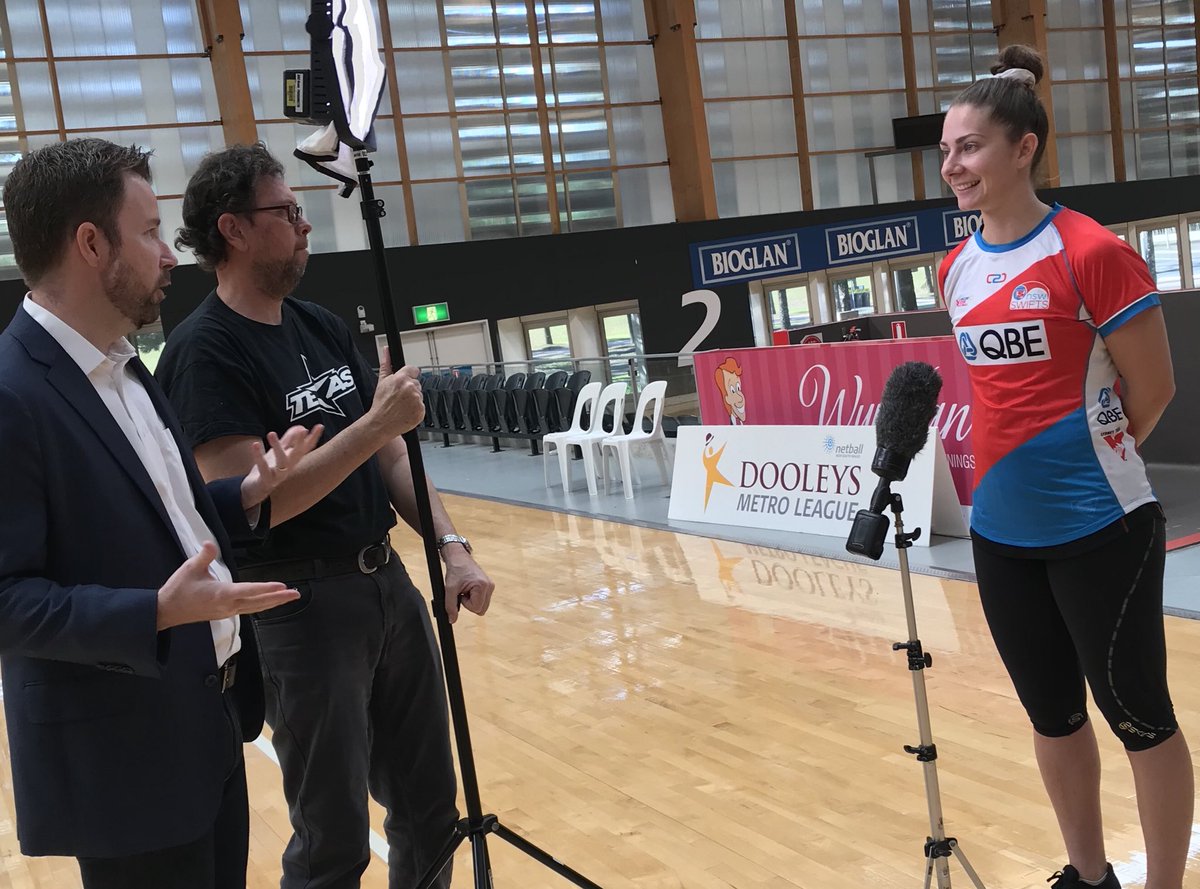 pat11g's tweet photo. Great to catch @NSWSwifts @Abbey_McCulloch fresh from her morning 🧘♀️. #clearthinker https://t.co/YK3RJA8HHz