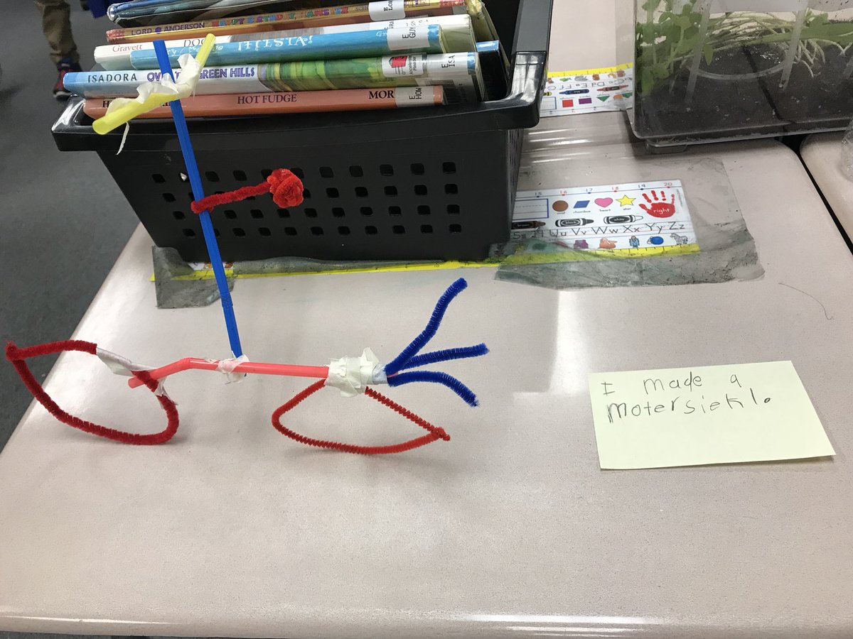 lisalongteach's tweet photo. Creative thinking in 1st grade @DCES making “Galimoto-like” toys! https://t.co/Q1IQx0dAO7