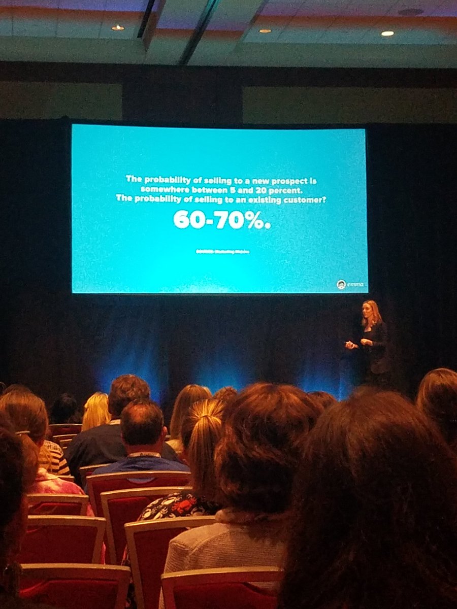 MaryRose_M's tweet photo. 60-70%? It's much easier to upsell than it is to acquire a new customer. In fact, emails about key dates (like anniversaries and birthdays) really are effective. #emailmarketing #DSATL @norasnoddy #digitalmarketing https://t.co/nLA4OmzT07