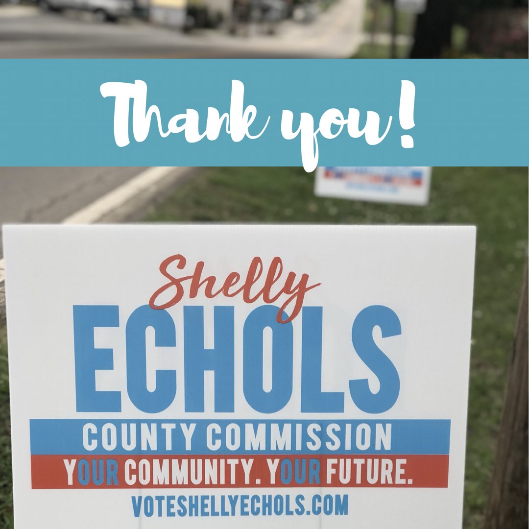 Thank you for your support. I look forward to serving our community.
