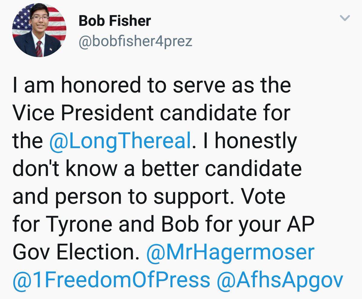 Very interesting to see how quickly @bobfisher4prez will change his opinions when it serves his best interests... Watch out <a href="/LongThereal/">Tyrone Long</a> <a href="/1FreedomOfPress/">Freedom of the Press</a>