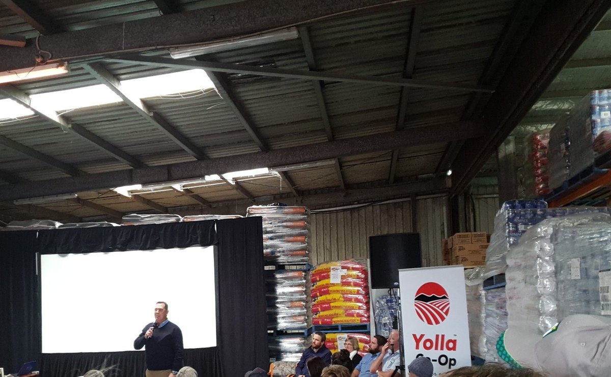 I always enjoy supporting the Yolla Co-Op Open Day, fantastic to see so many of the Ag community.