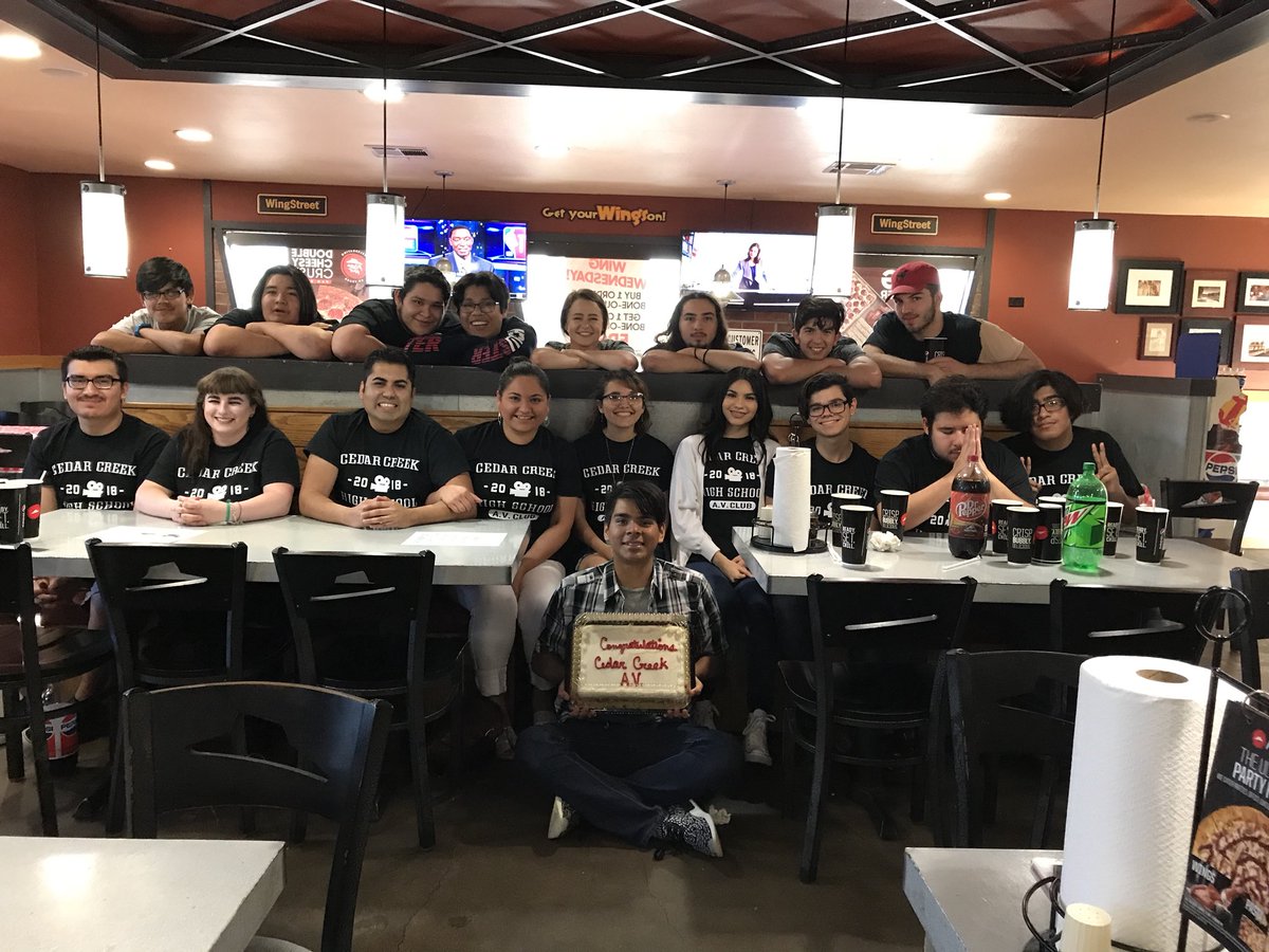 CCHS_AudioVideo's tweet photo. Our end of school year gathering!  #cchsav #CCN #TheDailyCreek https://t.co/SOhrLf0pke