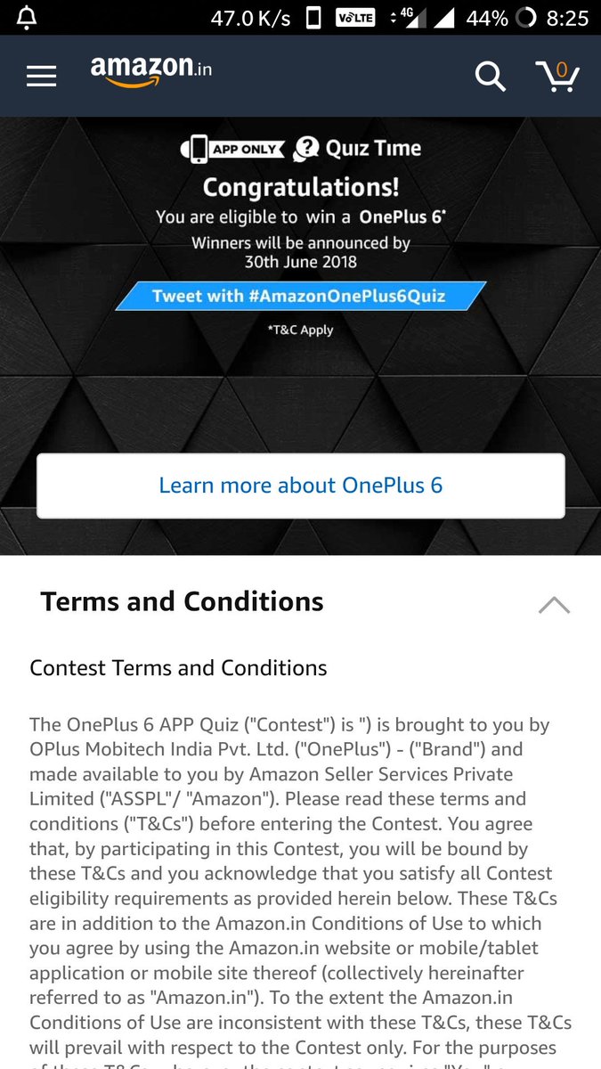 deepeyes29's tweet photo. #AmazonOnePlus6Quiz https://t.co/ekrD6ukGH2