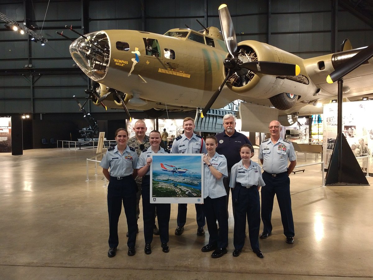 JamesHimes3's tweet photo. #TotalForcePartners in front of Memphis Belle #afmuseum #capohwg https://t.co/RfTdVQdV3j