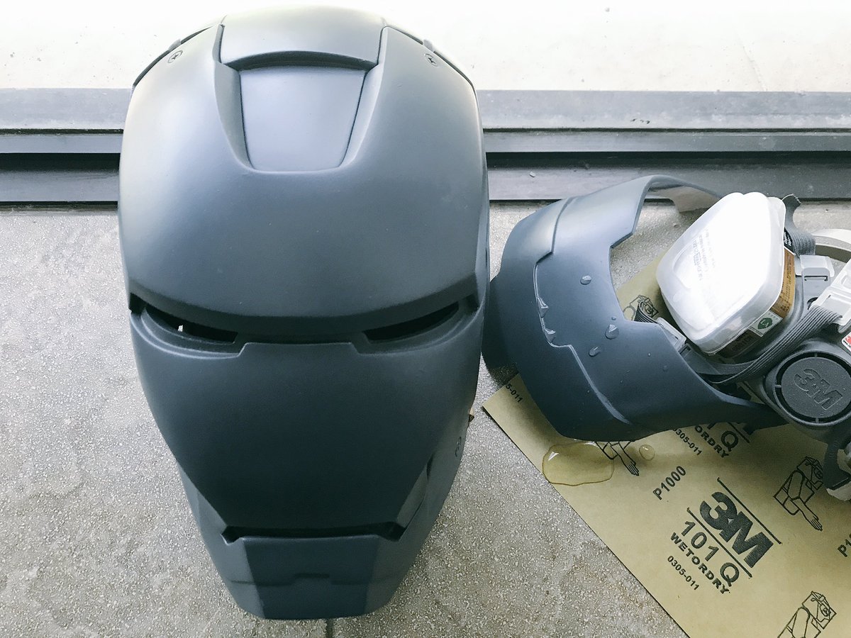 IanTan0123's tweet image. IronManCommissionWork: WaterSanding with 3M SandPaper #3M #3MSandpapers #sharpdetails