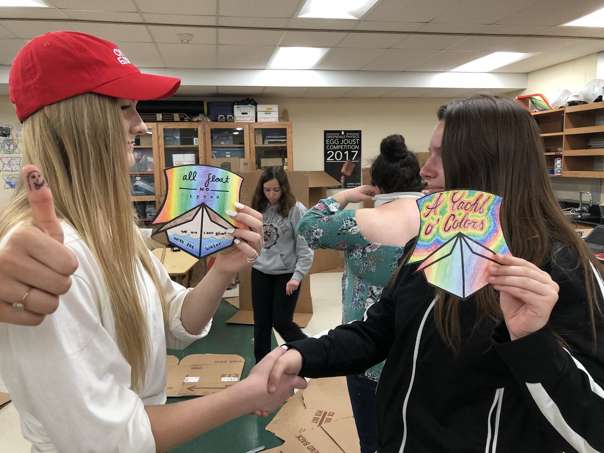 abbyamidzich's tweet photo. Cooperation is key! Love to support our fellow racers like A Yacht O’ Colors 💗 can’t wait to take to the waters with them next Tuesday #cardboardboatregatta #1withthewater @GeigerPhysics @maddy_spidell @aturdo18 https://t.co/UQUrRnMWjh