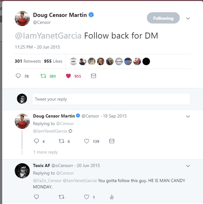 oCensorr's tweet photo. @Censor @IamYanetGarcia Been on your team since 2015 when you were streaming and asked us all to tweet her and see if she would notice you. lol https://t.co/BkmtfqXTNe