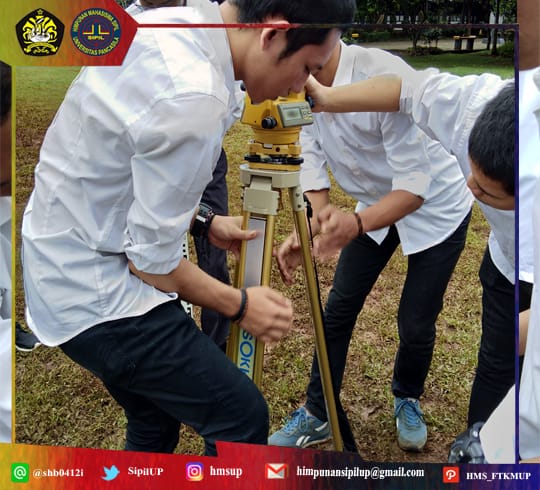 [PRAKTIKUM ILMU UKUR TANAH]

Bid. IV Humas &amp; Media Kreatif HMS FT-KMUP