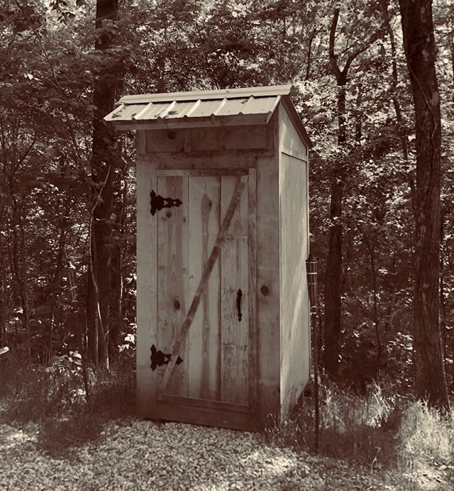 Outed out by the outhouse middle or YATES Lake Tallassee Al. Primitive but essential  architecture. #outdoors #outhouse #outed #lake #middlelake #yateslake #tallassee ift.tt/2x21mny