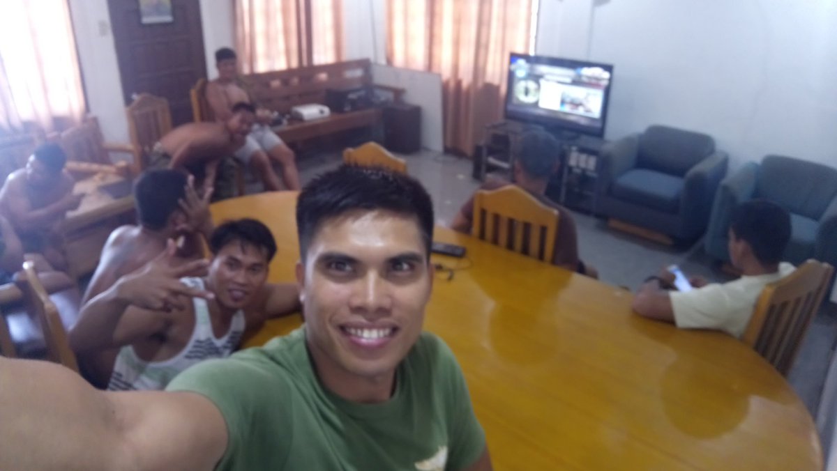 J1702001's tweet photo. Kahit mga totoong Warriors kabado sa game na to... Go Warriors #NBAsaABSCBN https://t.co/0UV5O3Iiym
