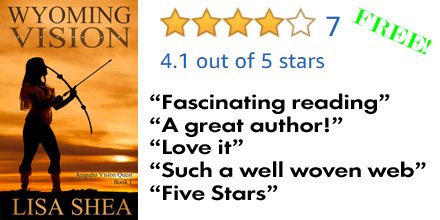 I've just sent book 8 in my Wyoming series out to the beta-readers! Woo hoo! Progress :). What are you working on or reading? Book 1 in this series is free :).  amazon.com/Wyoming-Vision… #AmWriting #IAmWriting #CR4U #IARTG #IAN1