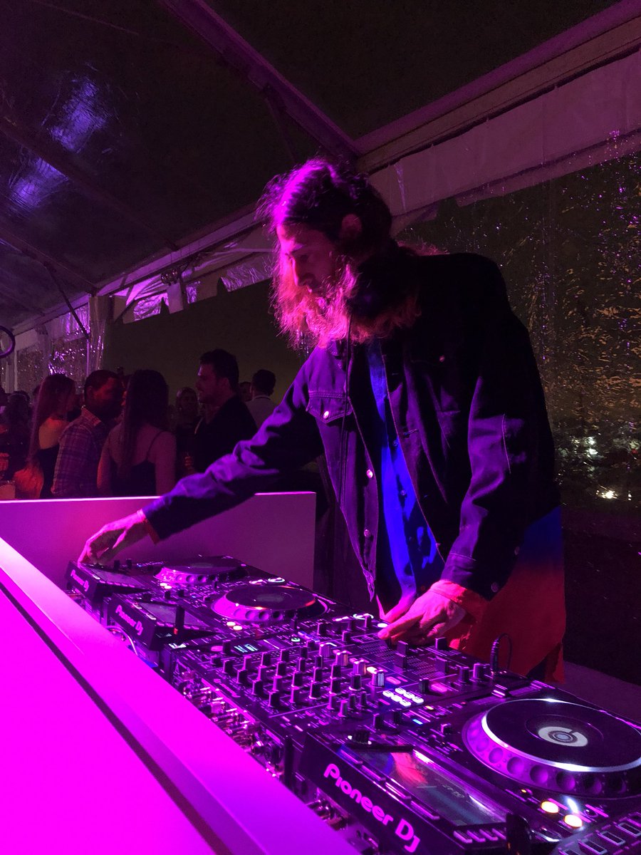 whitneymuseum's tweet photo. Nightscape sounds provided by @Kindness courtesy of our friends at @SaintHeron #WhitneyStudioParty 📀✨ https://t.co/dLpu34pUXj