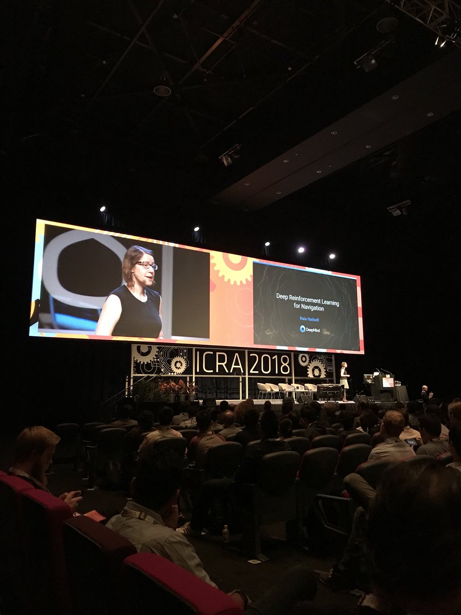 Interesting keynote from Raia Hadsell on Navigation #icra #icra2018
