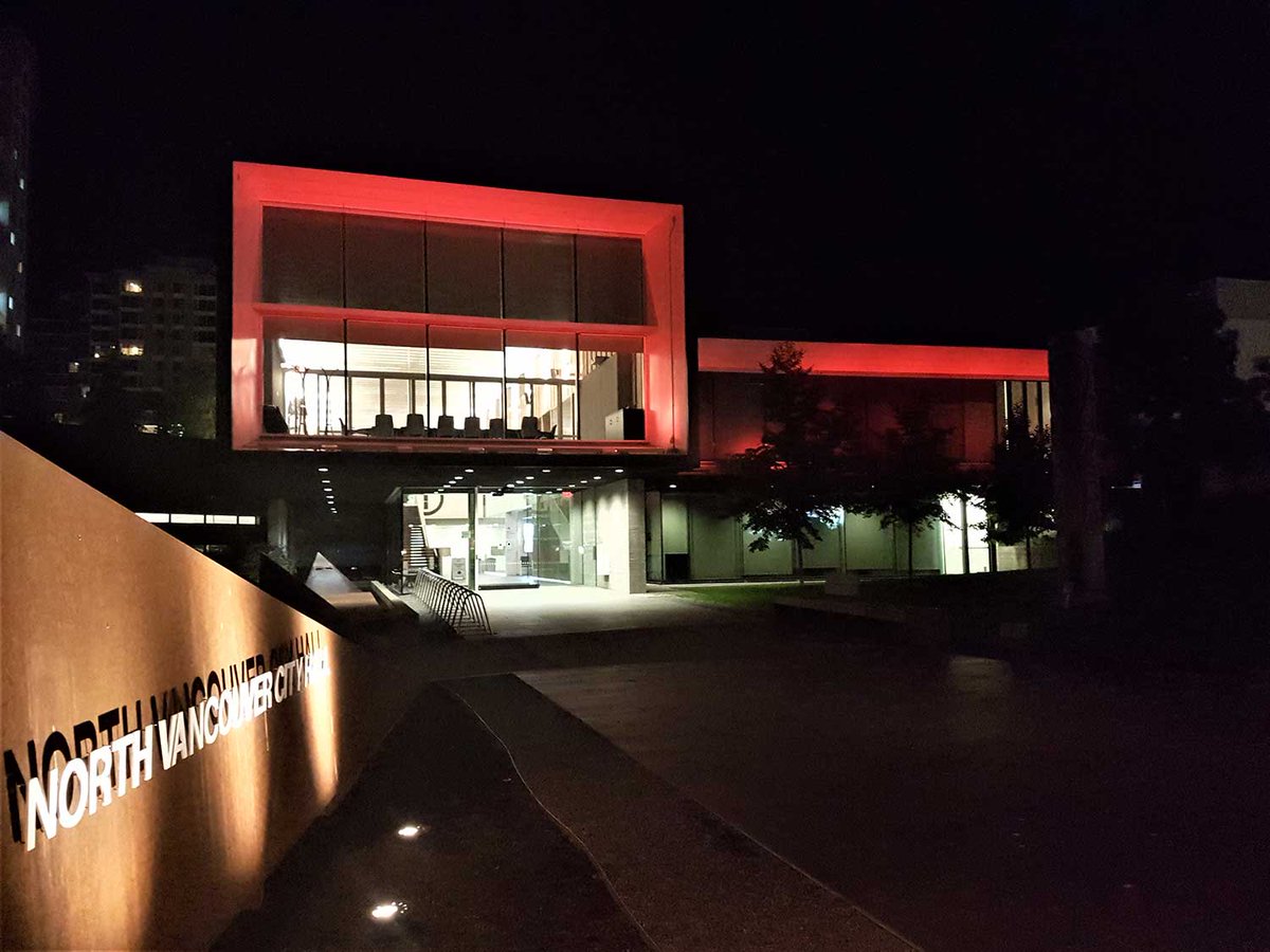 City lights up orange for World Preeclampsia Day #NorthVan https://t.co/FDZWUF5lKG