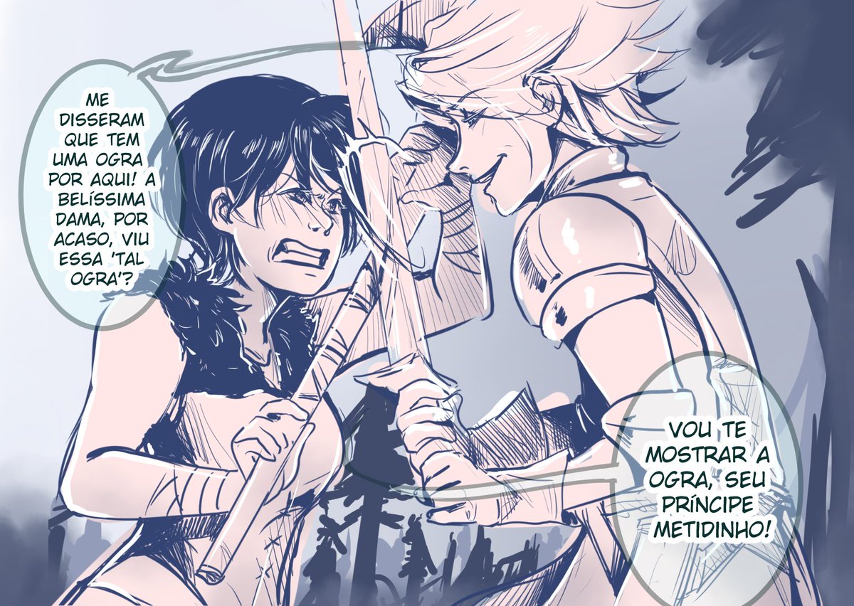 inusitadoonline's tweet photo. Geeeenteeee olhaaa o fanart lindo que eu recebi da Gleice!!! Eu amei tanto esse concept que fiz um rascunho da ideia dela!!!! É a Jaque ogra e o Principe Dani. (Acabei esquecendo de fazer a tiara do Dani pq eu sou dessas que esquece tudo. Mas amei a ideia 😍😍💝 obrigada sua fofa https://t.co/yo3Gi4dvPe