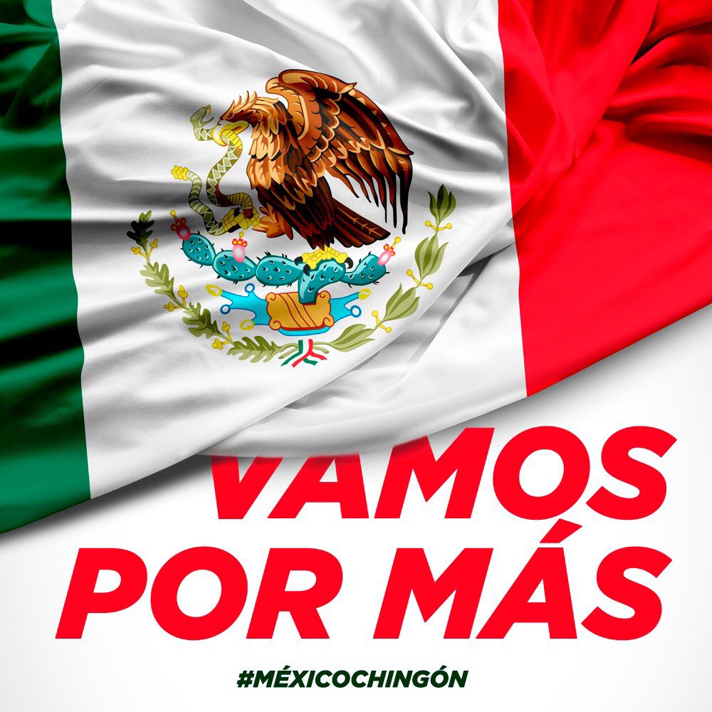 Con <a href="/JoseAMeadeK/">José Antonio Meade🇲🇽</a> #VamosPorMás de lo que ya hemos logrado con nuestro Presidente <a href="/EPN/">Enrique Peña Nieto</a>, vamos por más empleos, más salud y vamos por mayor crecimiento económico. Somos un #MéxicoChingón que le apuesta a seguir avanzando y no a retroceder.