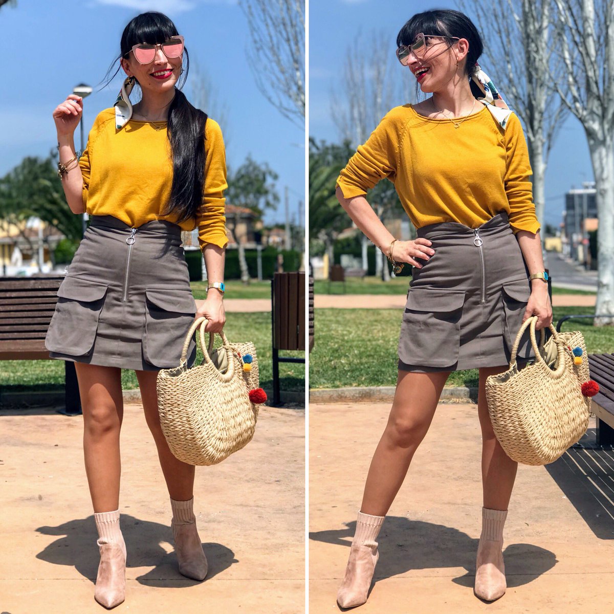 Stardivarius_'s tweet photo. De esos looks básicos que vienen para alegrar el día a día 👉🏻💛 The mustard is the new black ➡️ https://t.co/z01Zr4FuX5 #mustard #stardivariusblog #fashion #slook #ootd #fashionblogger https://t.co/Bt1vEj0ptl