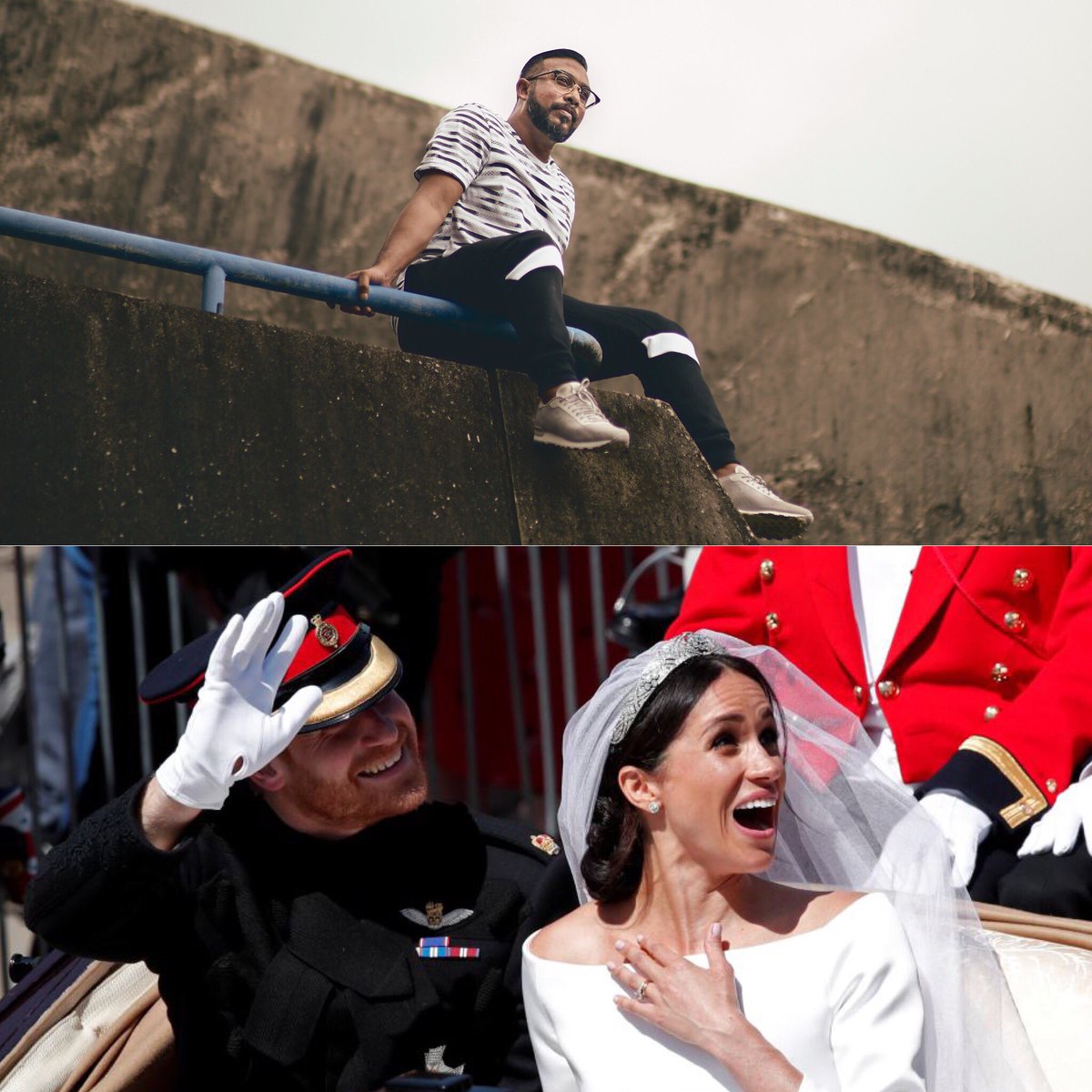 premosupremo's tweet photo. Just had to. #sorrynotsorry #royalwedding #harryandmeghan #itslikeiwasthere https://t.co/M2RUNJ5bAp