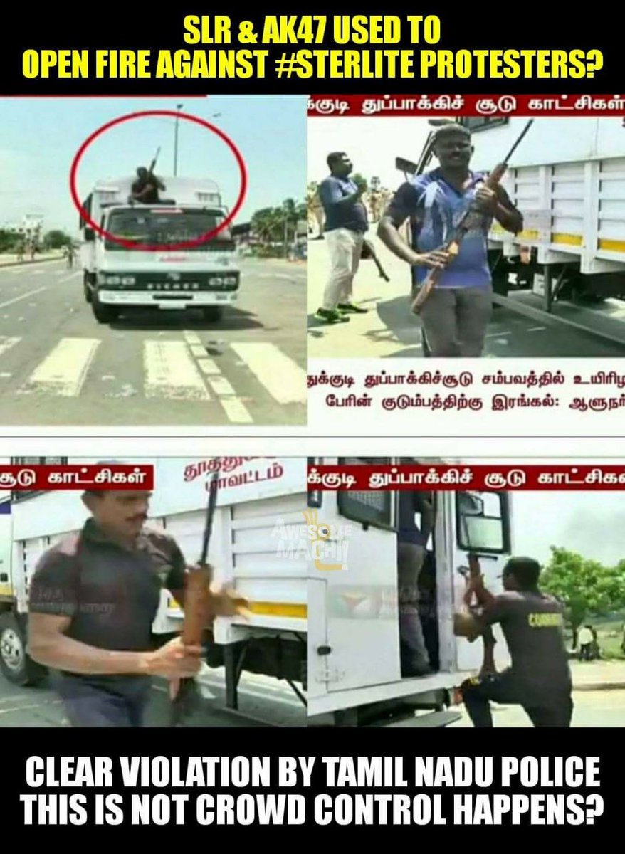 TamilTechOffici's tweet photo. After #Jallikattu I lost 50% hopes on #Govt &amp; #Police now with #SterliteProtest gun fire it goes to 200% . 

No matter what politicians and police always stay the same......  

#Bansterlite #SaveTamilnadu #TNJallianwalabagh https://t.co/lgYrGuIt3t