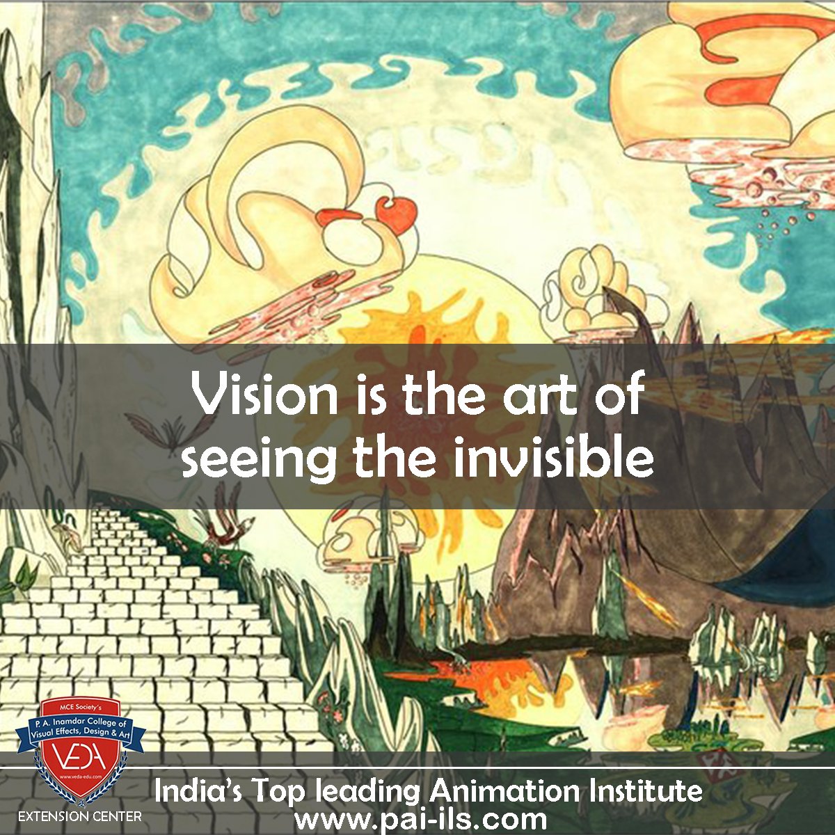 veda_extension's tweet photo. Quote...

"VISION IS THE ART OF SEEING INVISIBLE"

#quote #vision #art #seeing #creativity #imagination #power #invisible #graphics #design 

For more info: https://t.co/DS9vswBqWD
Contact Us: 020-48610799/899 https://t.co/WSv9u4AEcC