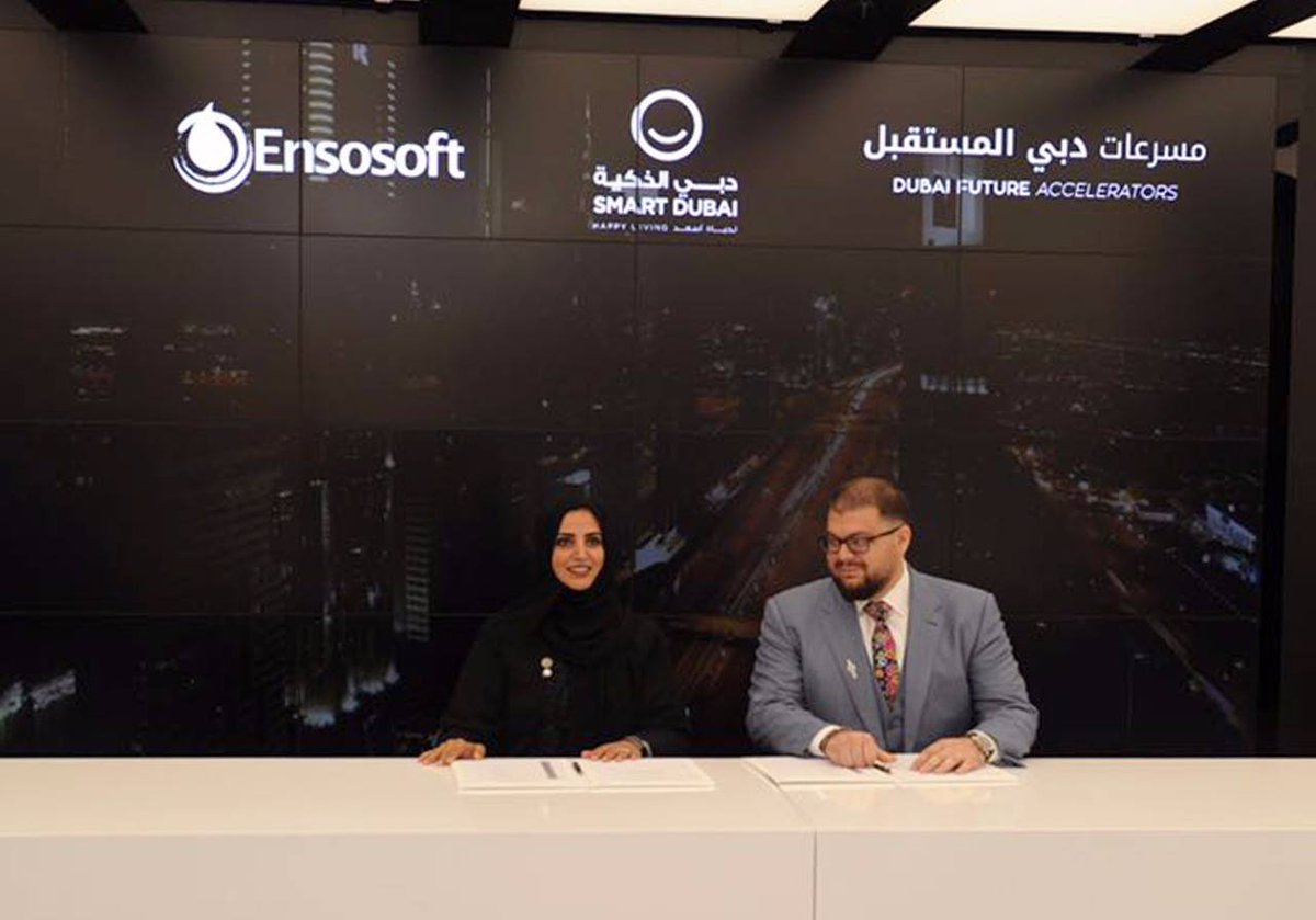 DubaiEye1038FM's tweet image. On #BizBreakfast NOW, Noor Alnahhas, MD @enso_soft talks through their #FutureAccelerator tie-up with @SmartDubai #UAE #Dubai #DFAcohort4 @Futureaccel