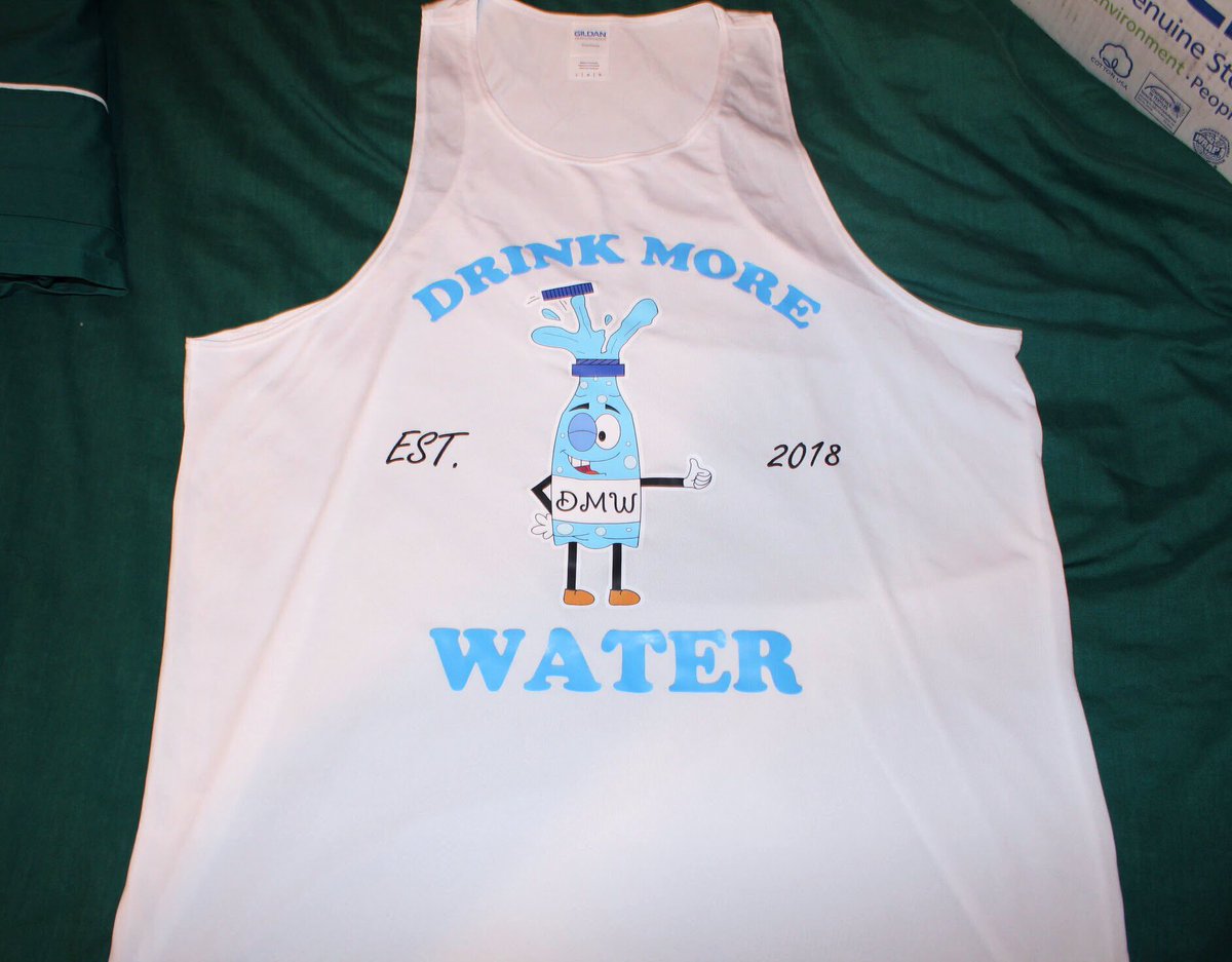 DMW_WF's tweet photo. NEW MERCH ALERT!! “Drink More Water” Performance Tank Tops!!25$!! https://t.co/fRchA33e6M