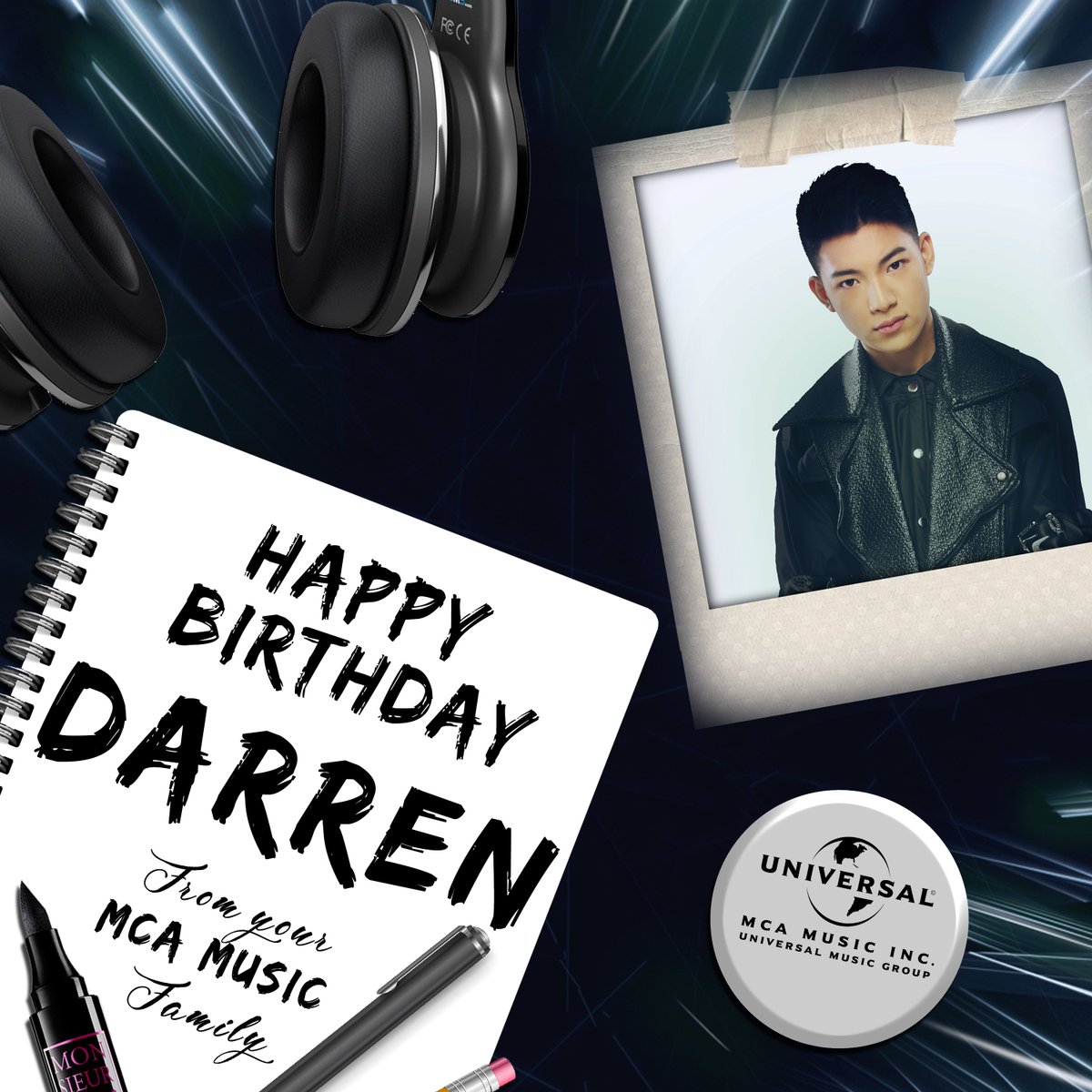 UMG_PH's tweet photo. A VERY HAPPY BIRTHDAY TO D' UNSTOPPABLE @Espanto2001!!! WE CAN'T WAIT FOR THE #DarrenUnstoppable CONCERT AND SHARE YOUR NEW MUSIC TO EVERYONE! 

RT AND SHOW YOUR MASSIVE LOVE FOR DARREN ON HIS SPECIAL DAY 🎂🙌 https://t.co/PlUnmcIaTF
