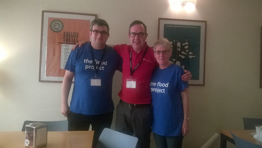 EmmetNorris's tweet image. Loving our colleagues branded t shirts. Sharing the learning #CUIDARfinale @CUIDARProject @savechildren_ni