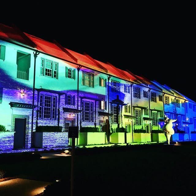 FIX8Group's tweet photo. #projectionmap a whole town?! Why not! #DigitalGraffitiFestival https://t.co/3e8ClCzyj6 https://t.co/0j04gE4kKG