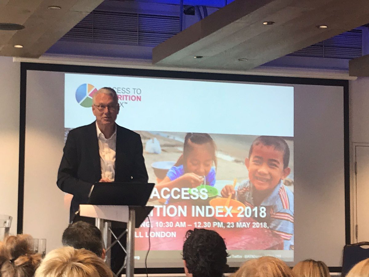 Glo_PAN's tweet photo. "How are we going to fix this growing #nutrition crisis? People simply need better diets! The private sector has a key role in tackling #malnutrition &amp; improving access to healthier diets", said @PMVerschuren Acting Chair, @ATNIndex #ATNI2018 https://t.co/tZsctOHL5w