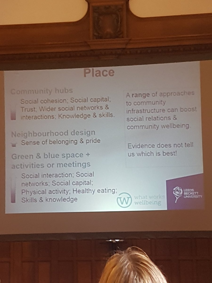 #communitywellbeing EVIDENCE SHOWS #communityhubs improve #socialcohesion and social capital (Sorry for being shouty I'm excited!) @localitynews