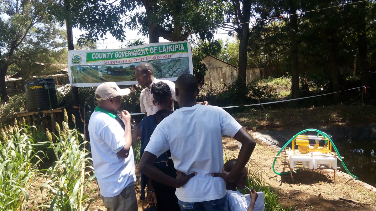 Greenserve_Ag's tweet photo. At Laikipia County in Kenya. We had the chance to demonstrate #SolorPowered #IrrigationTechniques , the Sunlight Pump.
#Agri-technology
#environmentalism https://t.co/7mQ7OKwBoU