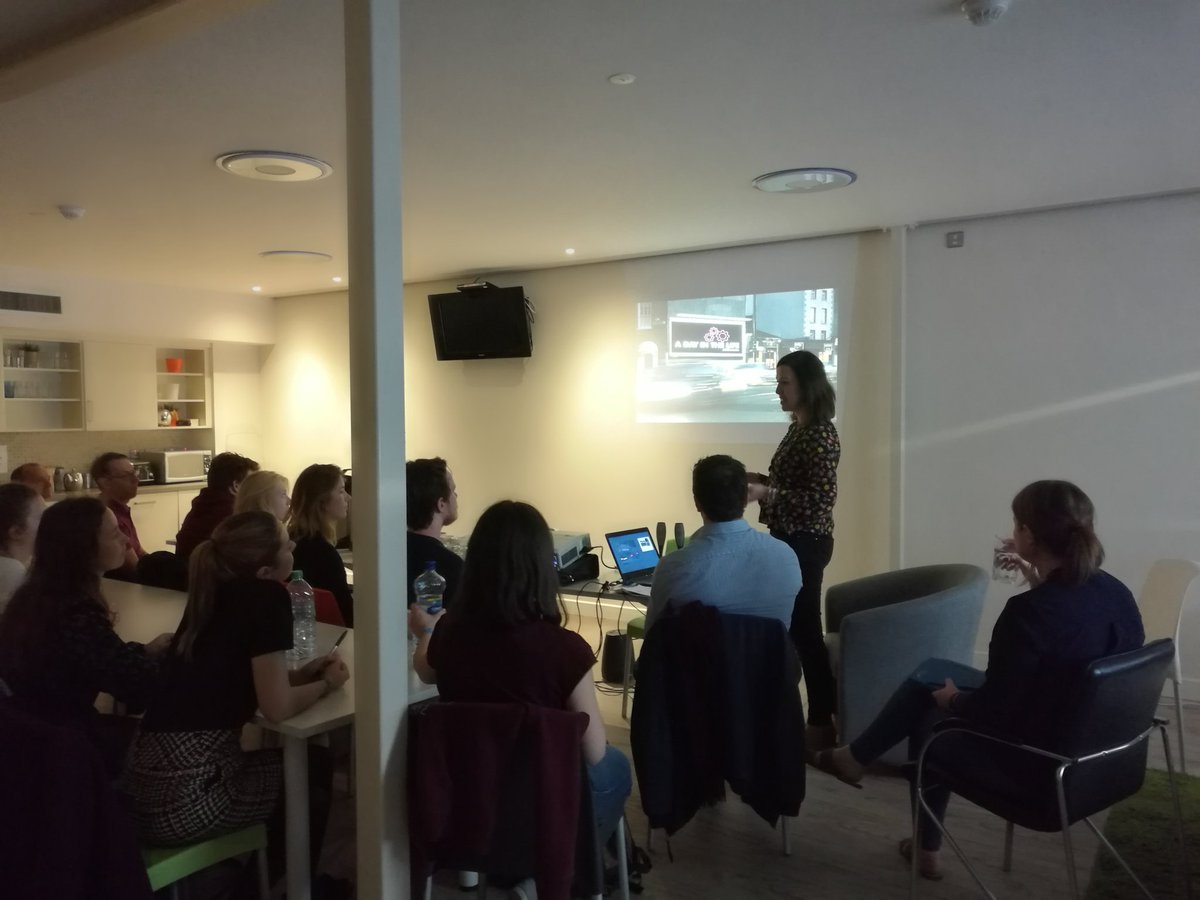 FranceIrelandCh's tweet photo. Thank you @jcdecauxireland for welcoming a very enthusiastic group of students from @infocom_lille3 this morning. @jcdecauxireland will highlights its range of products, services they provide in Ireland. #80countries #410MPeople #ADayInTheLife #FICCservices https://t.co/cKUClj0YJS