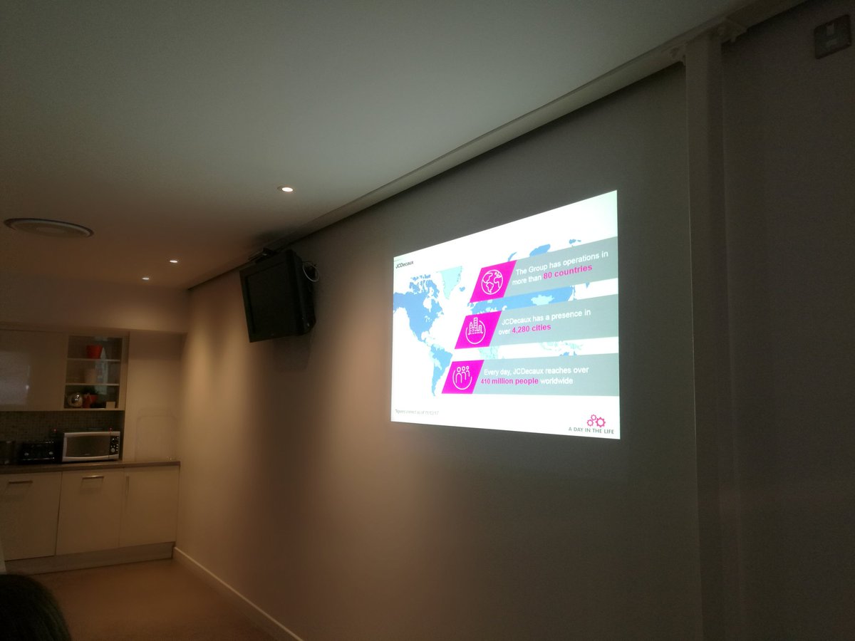 FranceIrelandCh's tweet photo. Thank you @jcdecauxireland for welcoming a very enthusiastic group of students from @infocom_lille3 this morning. @jcdecauxireland will highlights its range of products, services they provide in Ireland. #80countries #410MPeople #ADayInTheLife #FICCservices https://t.co/cKUClj0YJS