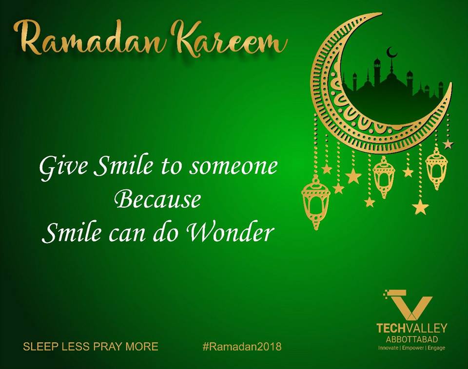 TechValleyPak's tweet image. Give someone a smile, because a smile can do wonders! 😊
Let's make this Ramadan more productive by sharing this with others.

Stay tuned for more like this

#Blessings #ramadankareem2018 #SleeplessPraymore