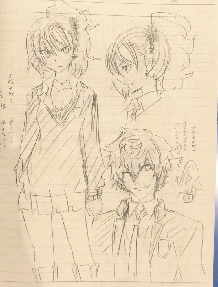 今週もマガジン発売ですね、寄宿学校のジュリエットよろしくです。画像は初期設定の蓮季と丸流、蓮季はめっちゃギャルだし丸流は古羊と融合したようなチャラ男で今と全然違う! 