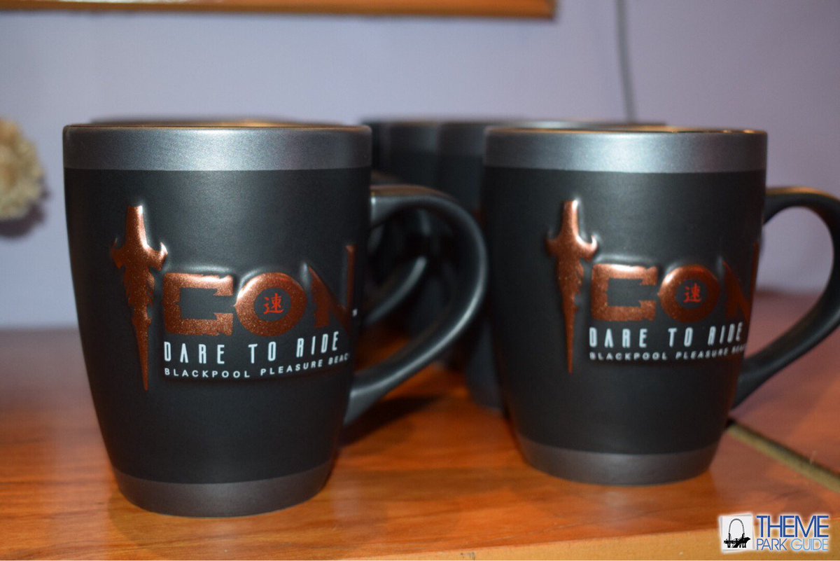 ThemeParkGuide's tweet photo. A very nice Icon mug priced at £9.95. Broadcasting live at: https://t.co/p4aPZ19Ox4 #BlackpoolPleasureBeach #BPB #Icon #MackLaunch #Mack https://t.co/2OCCFweJCK