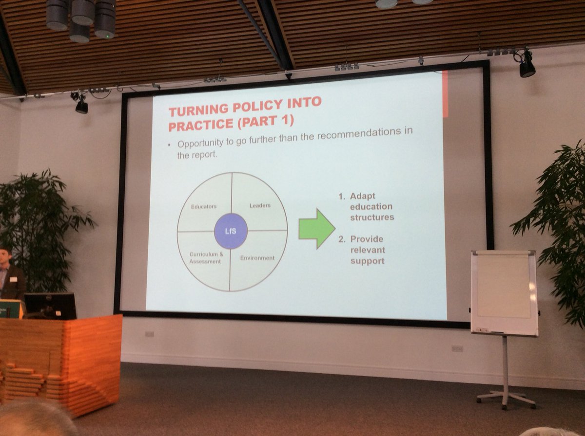 <a href="/scotgov/">Scottish Government</a>  - Local Authorities Providing support to educators crucial in “turning policy into practice” #NNOL2018 role of #outdoorlearning  essential to support #learningforsustainability recommendations  &amp; agenda.<a href="/outdoormgfl/">outdoormgfl</a> <a href="/mideduteam/">Midlothian Education</a>  OL a “front runner” for implementation