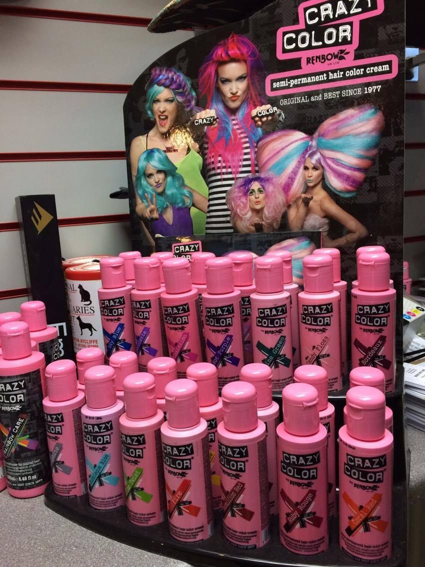 popcornskate's tweet photo. LOOKING TO DYE YOUR HAIR A CRAZY COLOR?

We have a wide range of colors available at Popcorn Skate from the wonderful brand @CrazyColorLtd come check it out in person in Northallerton we're open 9:30-17:30 or visit us online - https://t.co/9rdy6ANyH1 https://t.co/gcvFcbPV3q