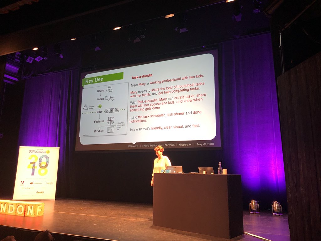janbidner's tweet photo. “We can’t create products to be used in the world 🌎 if we don’t start by understanding that world” #katerutter #uxlondon2018 #uxlondon https://t.co/2ATPOeuUBu
