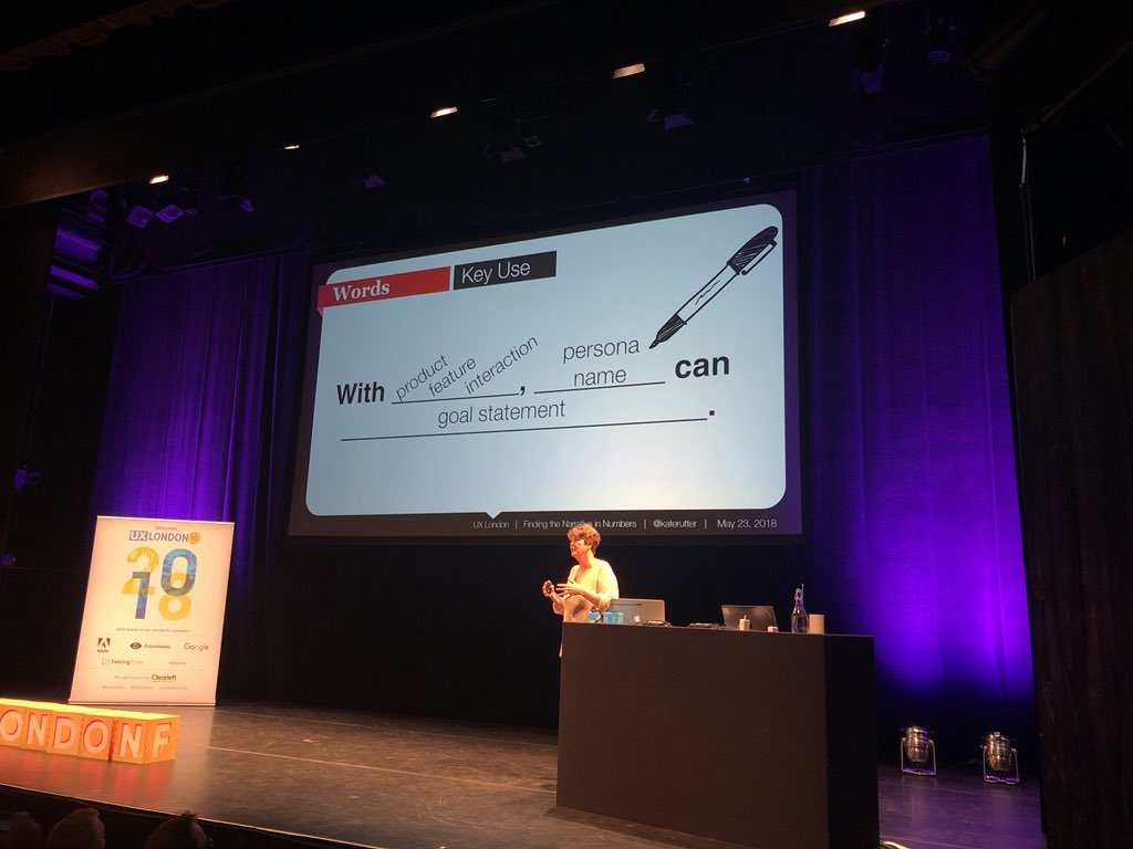 janbidner's tweet photo. “We can’t create products to be used in the world 🌎 if we don’t start by understanding that world” #katerutter #uxlondon2018 #uxlondon https://t.co/2ATPOeuUBu
