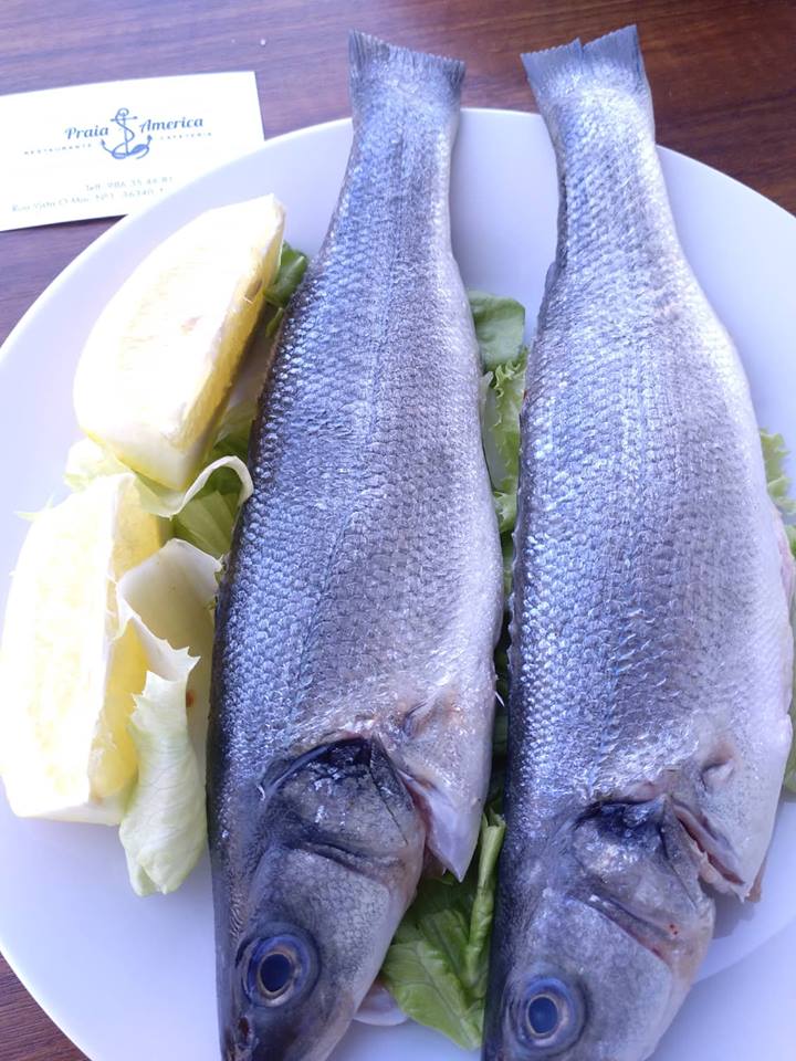 El día ha salido un poco 🤪 loco, pero aún así hace bastante calor, así que vamos a disfrutar de un pescadito a la brasa en nuestra terraza, te apetece? 
#pescadoalabrasa #pescado #comiendobien #terraceando #playaamérica #nigrán